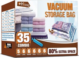 Vacuum Storage Bags, Space Saver Vacuum Seal Storage Bags - £47.49 GBP
