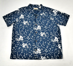 Patagonia Pataloha Ho’okele Tidepool Blue SS Button Up Hawaiian Shirt Me... - £60.74 GBP