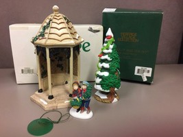 Department 56 Heritage Village Gazebo 52652 &amp; The Holly and the Ivy 1997... - £48.49 GBP