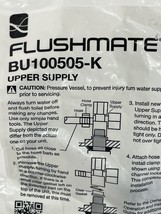 FLUSHMATE BU100505-KIT Anti-Siphon Valve,Flushmate 1ATP7 - $14.55