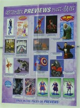 Rare Bust/Figure/Statue Poster:Captain America/Punisher/Iron Man/Superman/Batman - £31.97 GBP