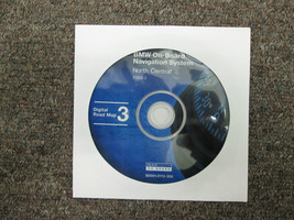 2003-2 BMW Sur Board Navigation Système Nord Central CD DVD OEM Usine - $48.99