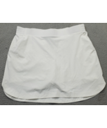 Calia Golf Tennis Birdie Skort With Liner Women&#39;s L White Elastic Waist ... - $395.97 MXN