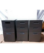 Stationary 3 Dawer File Cabinet with Lock - £140.14 GBP