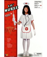 FORUM LIL&#39; NURSE GIRL&#39;S HALLOWEEN COSTUME SIZE MEDIUM (8-10) 63736 - €13,41 EUR