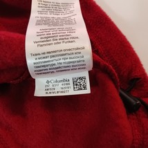 Columbia AM1528 Men's M Red Steens Mountain 1/2 Zip Fleece Pullover Sweatshirt image 6