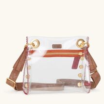 HAMMITT TONY Clear Crossbody Bag Stadium Approved, Clear/Brushed Gold, NWT - $2,580.05 MXN