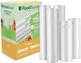 Custom Length Vacuum Sealer Bags Multipack, 5 Count Rolls for Airtight F... - $825.03 MXN