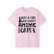 anime girl and cats t shirt women Unisex Ultra Cotton Tee - £12.58 GBP+
