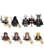 8pcs The Lord of the Rings Witch-king Nazgul Gollum Frodo Sam Minifigure... - $20.99