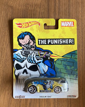 Hot Wheels Car Culture Marvel The Punisher  Haulin&#39; Gas Diecast Car - £11.78 GBP