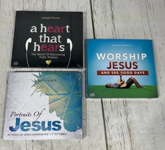 Joseph Prince 3 CD LOT A Heart That Hears Portraits Of Jesus Worship Jesus NEW! - £13.94 GBP