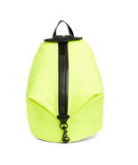 Rebecca Minkoff Julian Jumbo Zipped Nylon Backpack, Designer Neon Yellow... - £110.08 GBP