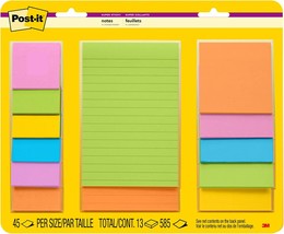 Post-It Super Sticky Pop-Up Notes, 3 X 3 In, 13 Pads, 2X The Sticking, 6... - $37.97