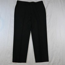 St Croix 36 x 30 Black Flat Front Straight Recent Wool Blend Dress Pants - $29.99