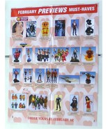 Minimates toy poster:JLA/Avengers/Ghost Rider/Iron Man/Star Trek/Punishe... - £31.87 GBP