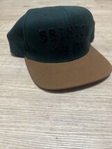 Brixton MFG Snapback Hat Green Brown Adjustable OSFM Punk Hardcore Madball - $5.20