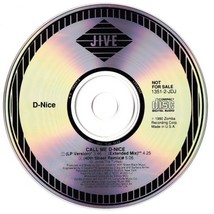 D-NICE - Call Me D-NICE U.S. Promo CD-SINGLE 1990 3 Tracks Rare Htf Collectible - £23.64 GBP