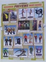 FIGURE/STATUE POSTER:BATMAN/STAR TREK/STARGATE/JLA/HULK/WONDER WOMAN/TRA... - $40.00