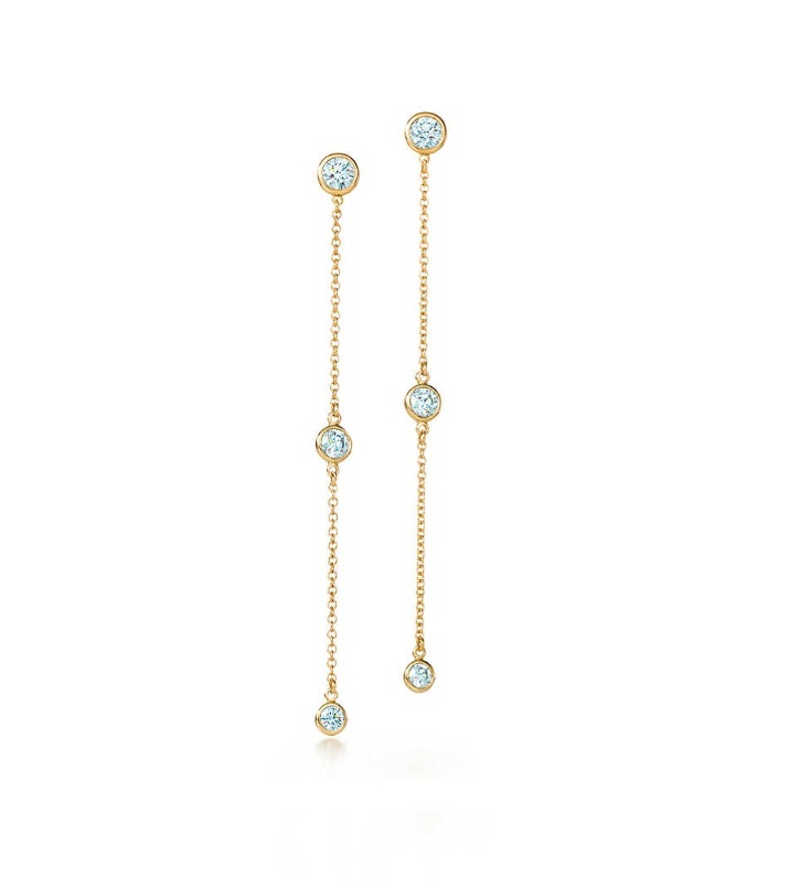 Primary image for Tiffany&Co. Elsa Peretti Diamonds by the Yard Drop Earrings