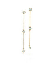 Tiffany&amp;Co. Elsa Peretti Diamonds by the Yard Drop Earrings - £3,538.71 GBP