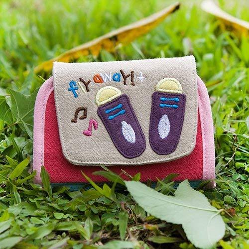 [Fly Away] Embroidered Applique Card Holder / ID Holder / Coin Purse Wallet (4.6