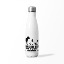 MY BORDER TERRIER ATE YOUR STICK FIGURE FAMILY Insulated Water Bottle - $647.08 MXN