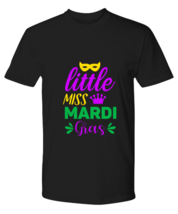 Little miss Mardi Gras, black Premium Tee. Model 60058  - £23.59 GBP