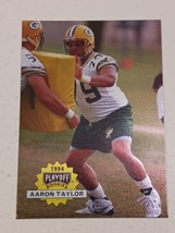 Aaron Taylor Green Bay Packers 1994 Playoff Rookie Card #303 - £0.77 GBP