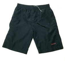 Kappa Sports Gym Shorts Boys Youth 14 Years Elastic Waist Black Red Mesh... - $16.82
