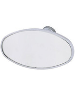 Interior Vintage Oval Chrome Rear View Glass Windshield Mirror w/ Glue O... - $803.37 MXN