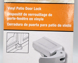 Gate House Vinyl Sliding Patio Cylinder Door Lock White 0166186 - $7.50