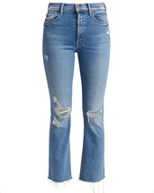 NWT Mother Tripper Ankle Fray in Play Like A Pirate High Rise Stretch Jeans 32 - £121.97 GBP