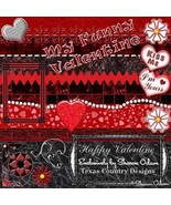 Happy Valentine Digital Scrapbooking Kit - $4.00