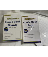 Acid-Free Comic Book Bags and Boards Set, 100 Sleeves and 100 Backing Bo... - $601.63 MXN