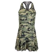 IPHORM Green and Black Camo Racer Back Tennis Dress - Size Large - NWT - £107.66 GBP