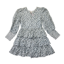 NWT LoveShackFancy Paris Mini in Warm Grey Dandelion Tiered Cotton Dress 6 - £132.38 GBP