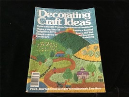 Decorating &amp; Craft Ideas Magazine February 1978 Needlework, Twine a Basket - £7.98 GBP
