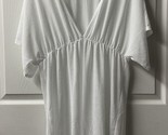 Jordan Taylor Swim Coverup Womens Size Xtra Large White Mesh V Neck Short - $35.63