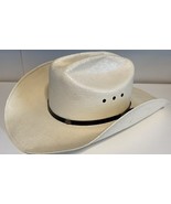 SCALA Cowboy Western Wear GEORGE STRAIT  Style White Straw 10 XL Rancher - $715.03 MXN