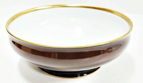 Haviland Limoges Laque De Chine Oro Borde - Chocolat Ensalada Fuente, 24... - $133.64
