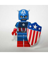 Building Toy Captain America Classic Comic version USA Minifigure US - £5.20 GBP