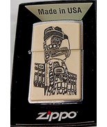 Sharp  Scrimshaw Totem Pole Emblem Zippo Lighter - €49,45 EUR