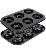 Mini Donut Pans 2 Set Non-Stick 6-Cavity Baking Pans High-Grade Molds BP... - $22.99