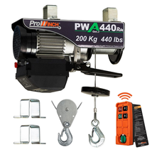 Electric Wire Rope Hoist with Wireless Remote Control 110V 120V – 38 Ft ... - $456.26