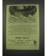 1949 John Bull Tires Ad - Thickness of tread width of road contact truck... - £14.54 GBP