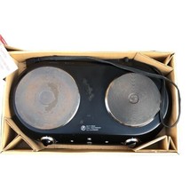 GE Double burner hot plate 1500 watt - electric In Box BOX Tested - $25.39