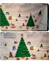 Christmas Appliques Tree T Shirt Wall Hanging Advent Tree VIP Cranston Panel - £10.28 GBP