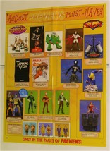 Bust/Figure Toy Poster:Batman/Spider Man/Hawkman/Superman/Jla/X Men Beast/Marvel - $40.00