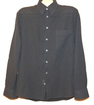 Hugo Boss Men&#39;s Blue  Striped Cotton Shirt Size XL - $26.82